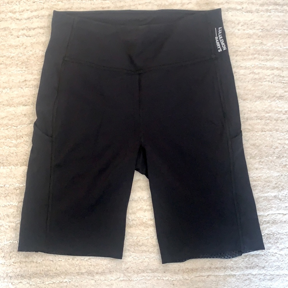 Women’s black biker shorts